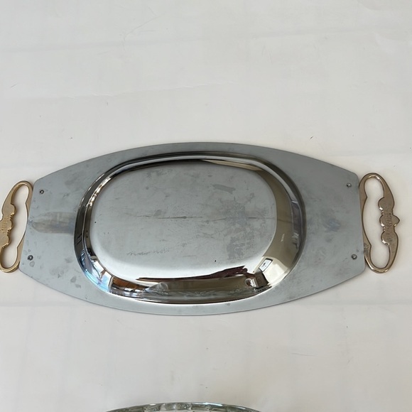 Vintage Serving Tray with glass server - Picture 3 of 12